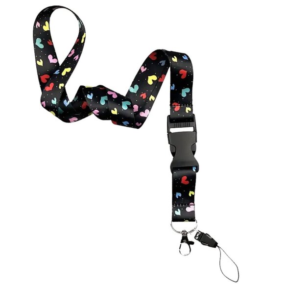 Hearts ID, Key, Card Holder Lanyard - Picture 4 of 5